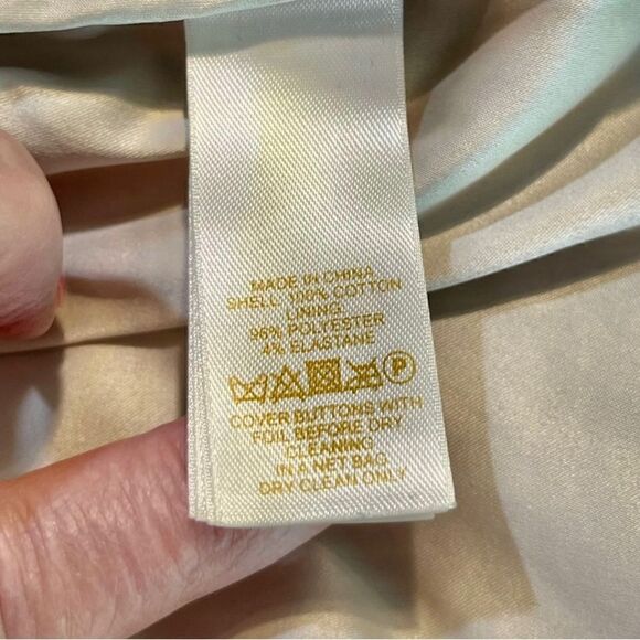 KATE SPADE Short Sleeve Scalloped Crochet Blouse Black Women’s Size 0 - Picture 7 of 7